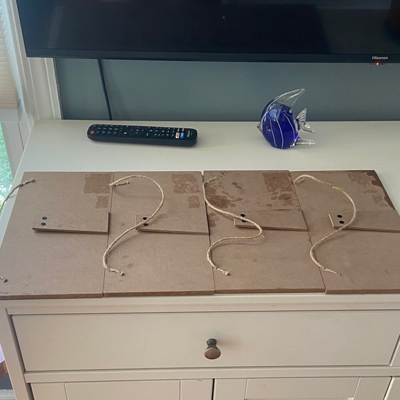 4 Brown Wooden Reserved Signs - Picture 2 of 4